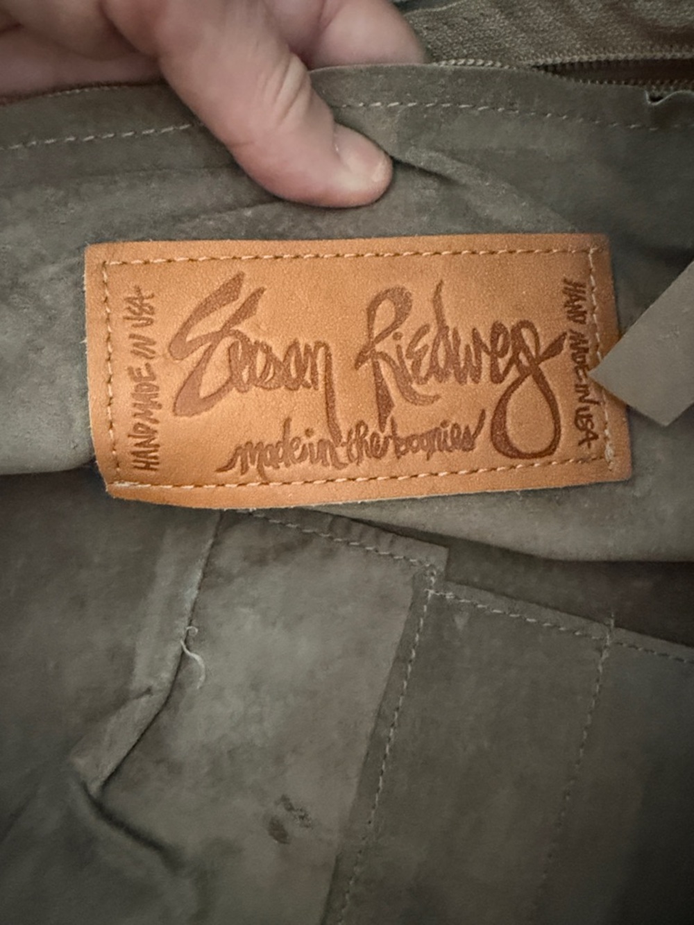 Susan Riedweg one of a kind leather bag - Picture 16 of 16